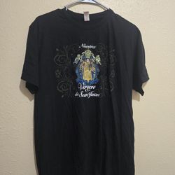 VIRGEN DE SAN JUAN JERSEY BEAUTIFUL BOTH SIDES WOMEN'S SIZE MEDIUM NEW NO TAG HECHO EN MEXICO 