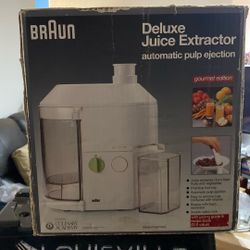 Braun deluxe juice extractor