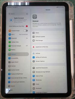 Apple iPad A16 128gb A3355  with Apple Pencil