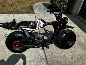 Mega Moto 212cc mini bike 7hp Roller and motor