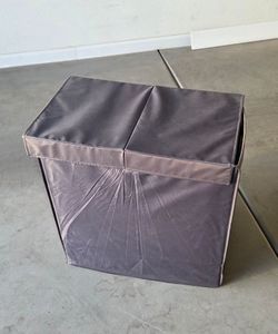 Gray Hamper - 2 compartments