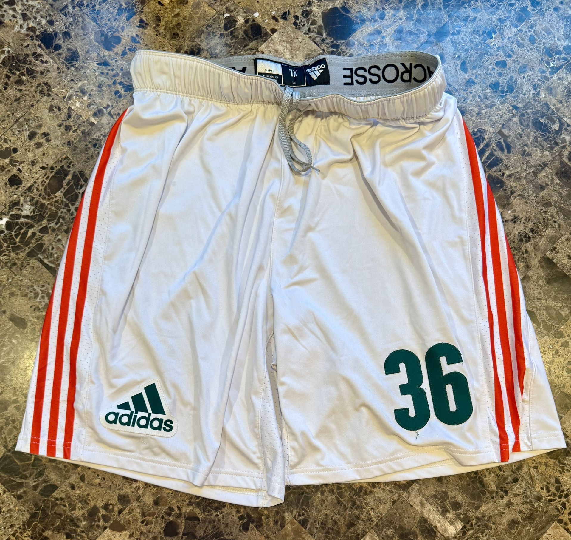 Adidas Lacrosse #36 PLL Whip Snakes Shorts Sz XL