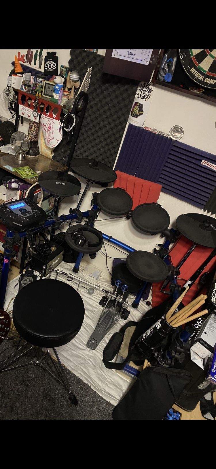 Simmons TD1000 Electric Drum Set MIDI Capability