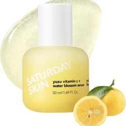 Saturday Skin Yuzu Vitamin C Sleep Mask + Vitamin C Serum For Face x2