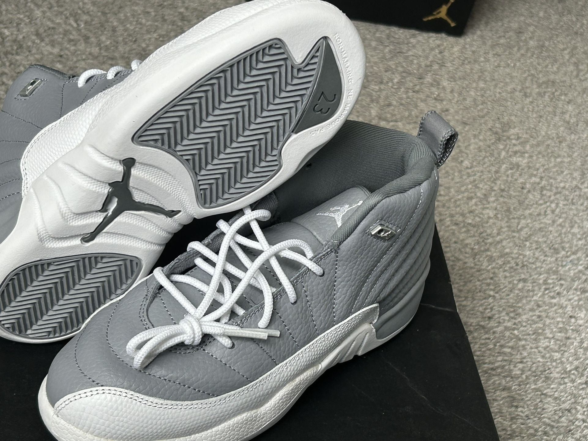JORDAN 12 RETRO GS 'STEALTH'