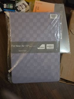 MacBook Air 13" Hard Shell Case Gray Checkered