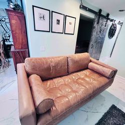 Napa Leather Couch