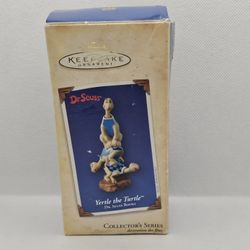 Hallmark 2004 Yertle The Turtle Dr Seuss Keepsake Ornament Series #6 Collectible

HANDCRAFTED - ISSUE DATE 2004

6th in the series 

Ornament in mint 