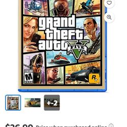 Grand Theft Auto 5 "Gta5" Ps5 Game