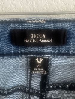 True Religion Becca Mid Rise Bootcut jeans, women’s size 27