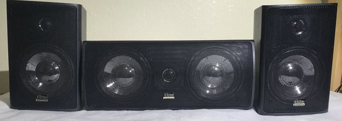 ELITE AUDIO-SURROUND SOUND BOOKSHELF SPEAKER SYSTEM-3