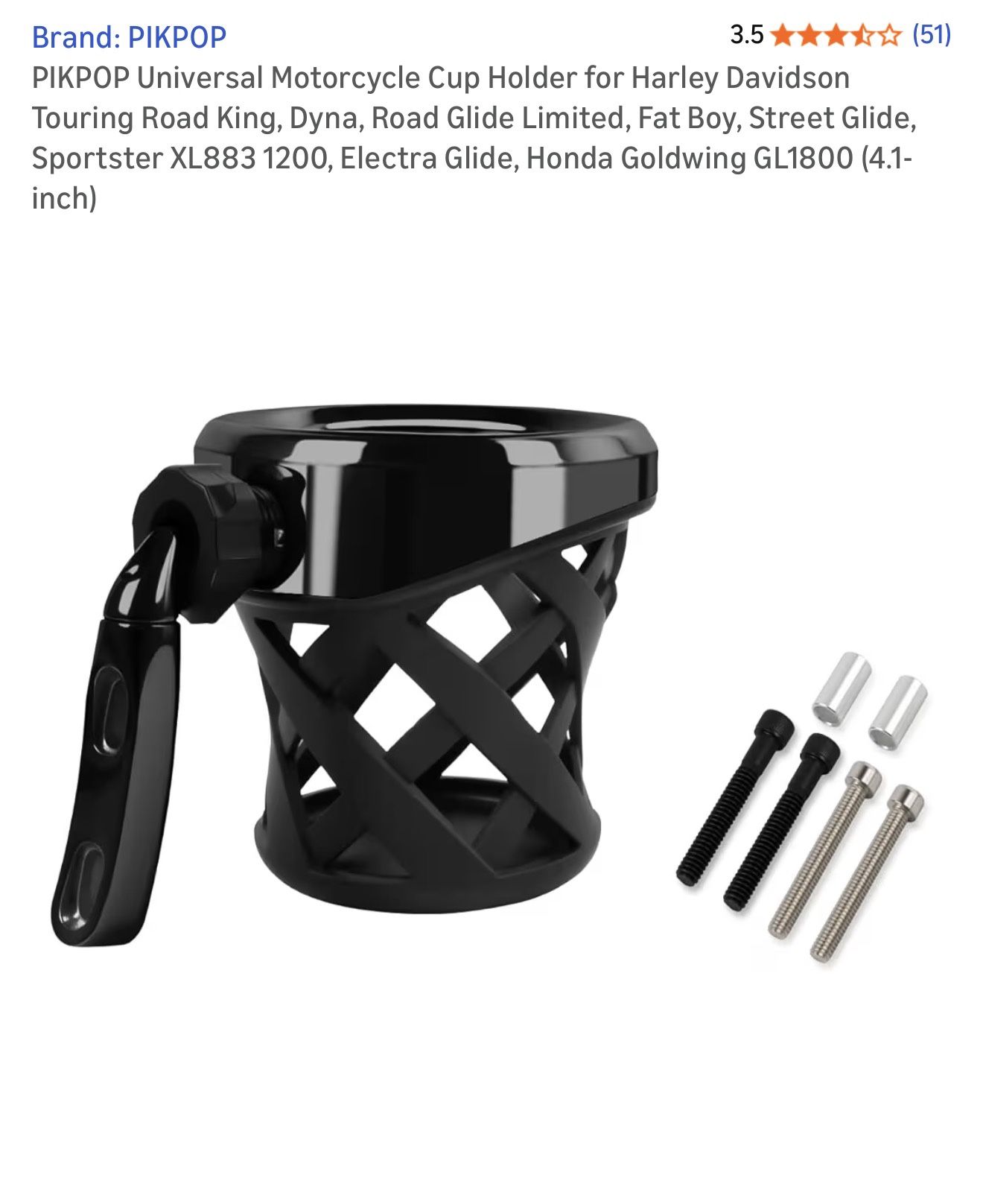 Universal Motorcycle Cup Holder