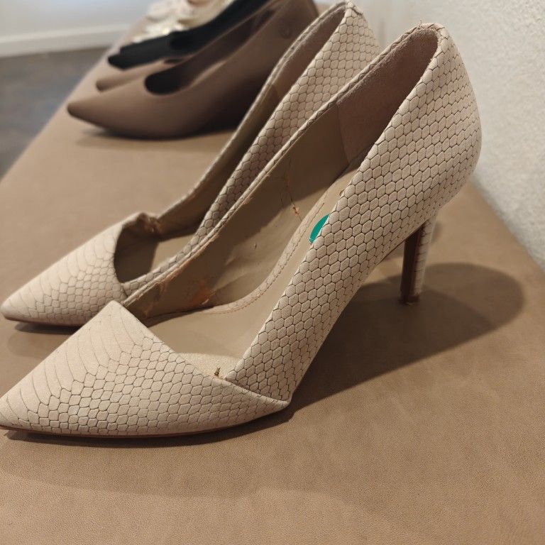5 pairs Size 8 Women's Heels