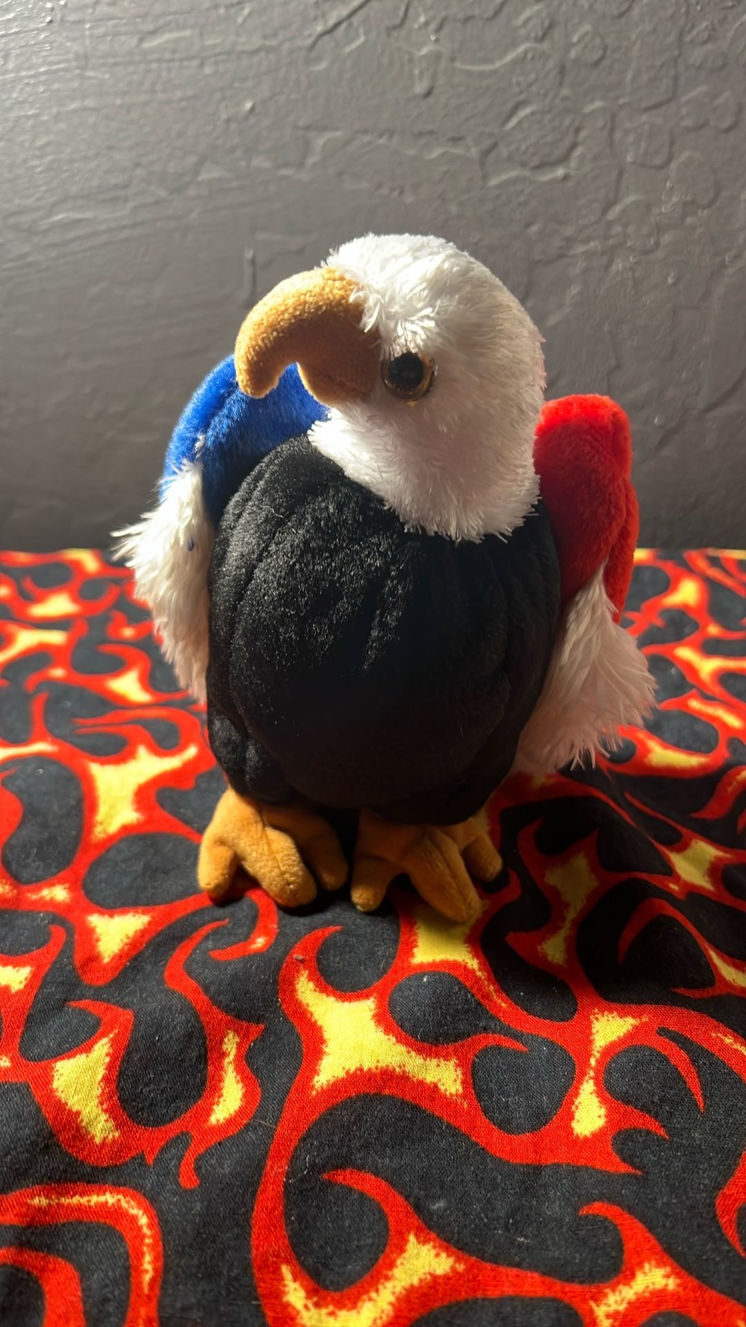 Free Eagle Ty Beanie Baby #40237 2004 PE Retired Bird Red White & Blue ๐บ๐ธ๐บ๐ธ๐บ๐ธ๐บ๐ธ