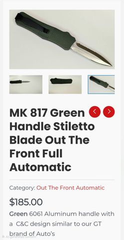 Mantis OTF Automatic Knife OD Green