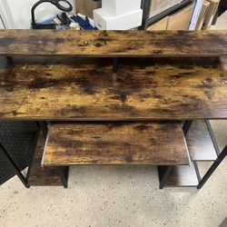 Student Computer Desk With Hutch