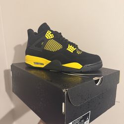 Brand new size 9 yellow thunder Jordan 4’s