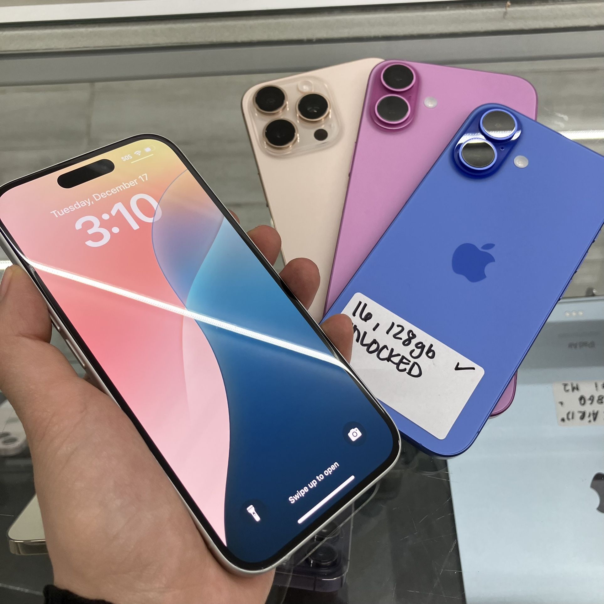 Like New Cheap iPhone 16, 16 Plus, 16 Pro Max, Cash Or $50 Down