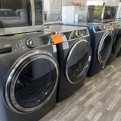 Was$2,998 / 5.0cu.ft Washer & 7.8cu.ft Gas Dryer With Steam Sanitize 