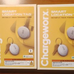 ChargeWorx Smart Location Tags 2 Pack
