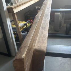 Beautiful Solid Wood metal Base dinning Table 