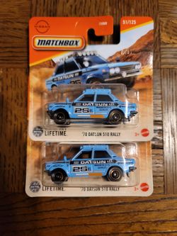 70 Datsun 510 Rally Matchbox