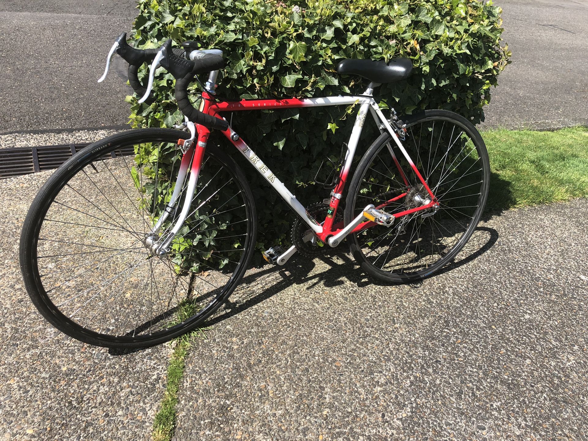 86 Trek 500 Tri Series road bike with Reynolds 531 steel frame