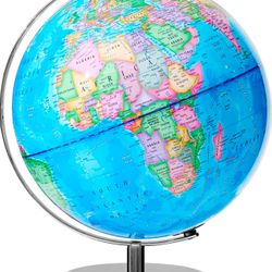 World Globe With Stand 