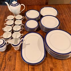 Beautiful 67 piece Sonata" China set from the Royal Vienna Collection