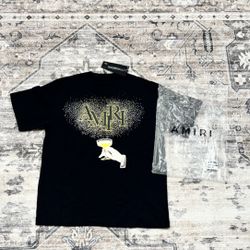 Black and yellow Amiri Shirt