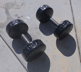 25 pd Dumbbells