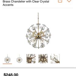 Brass Chandelier