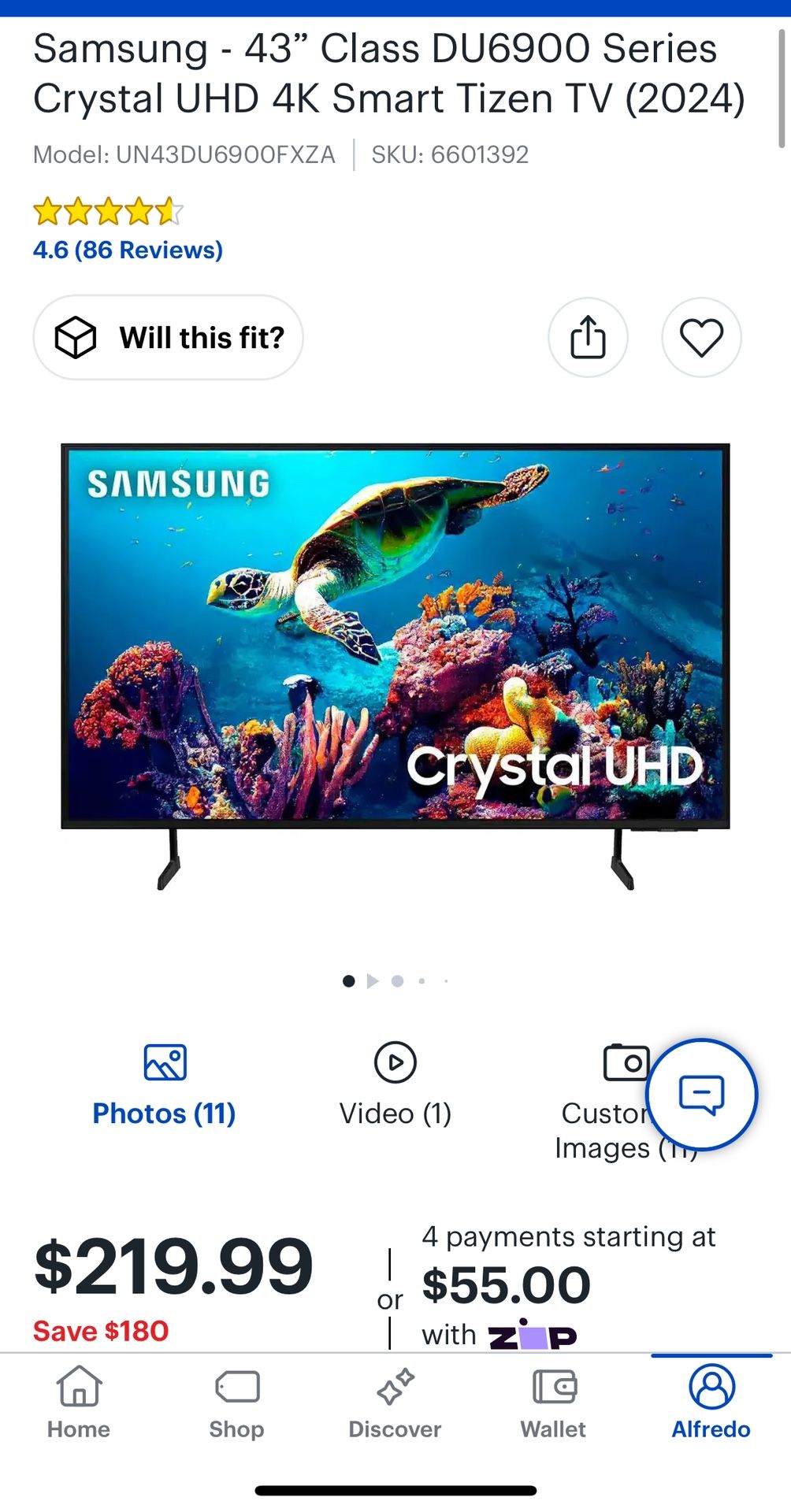 Samsung Tv 43 inch