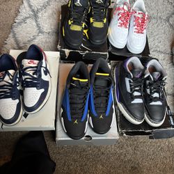 Size 11 Supreme / Jordan’s 1/3/4/14 