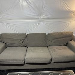 Grey Couch (extra Large Cushions) 