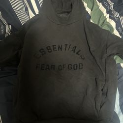 Black Essientals Hoodie 