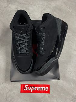 Jordan 3 Black Cat size 13 men