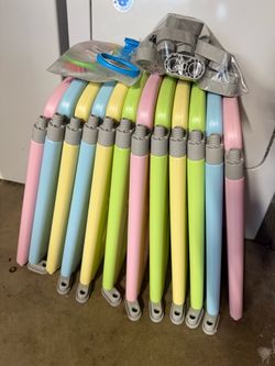 Pastel Color Plastic Baby Playpen