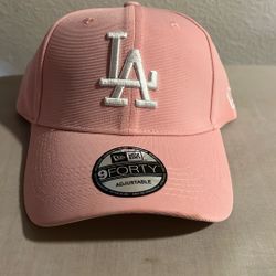 Pink Women’s LA Hat Adjustable Fit 