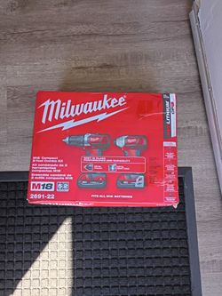 M18 impact and drill two batteries and charger