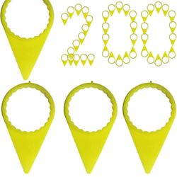 200 Checkmate Wheel Nut Indicator 33mm – 22mm Studs, Yellow, 200-Pack, Loose Lug Alert 