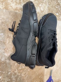 FURUIAN Men's Black Work Sneakers / Safety Shoes - Size 11.5