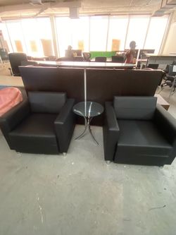 Reception desk l shape 7’x7’ modern