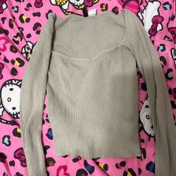 sage green top