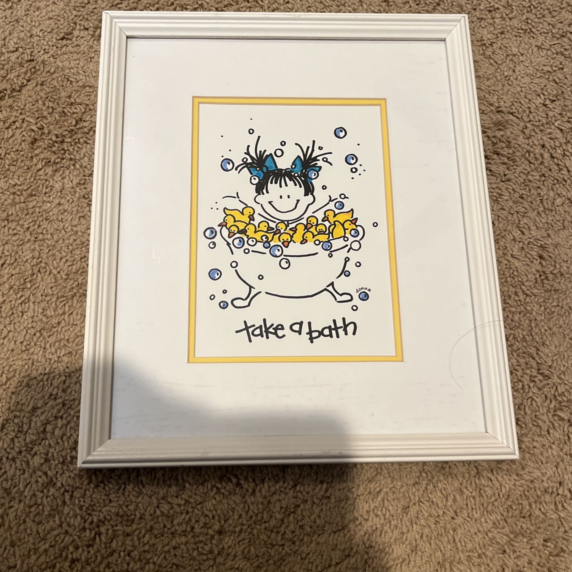 Whimsical Bathroom Art Prints Set Of 2