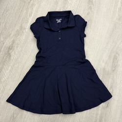 Navy Blue Uniform Dress for Kids