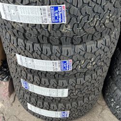 LT 285/70/17 Bfgoodrich All Terrain Ko2 10ply