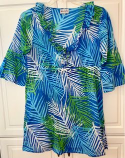 Mud Pie Palm coverup dress