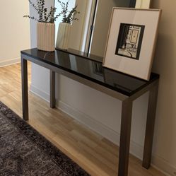 CB2 Marble Console Table