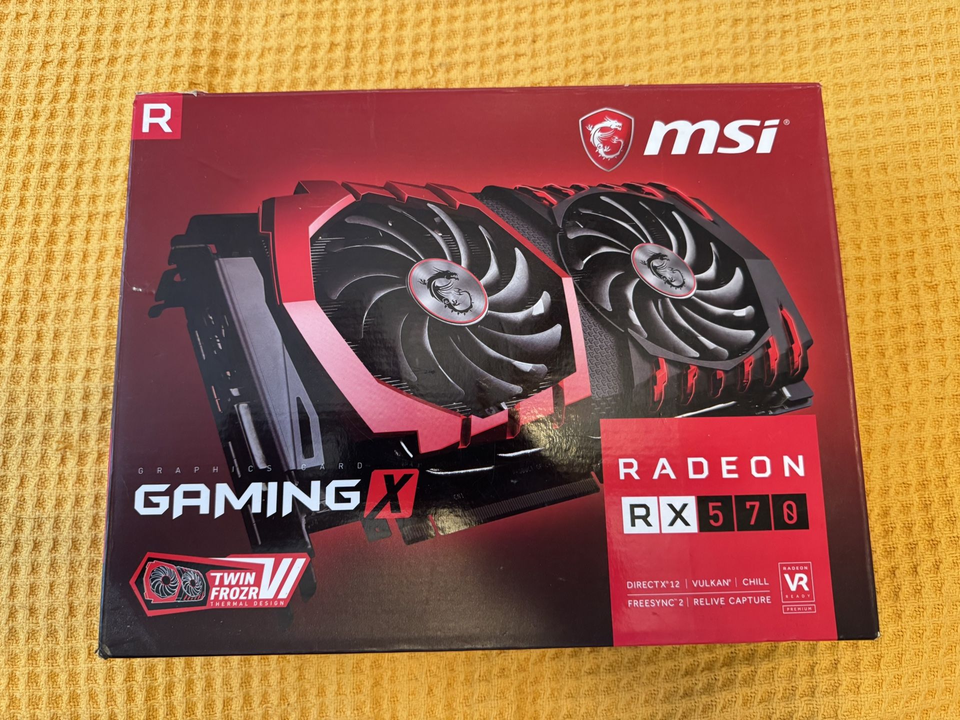 MSI RX570 GAMING X GPU